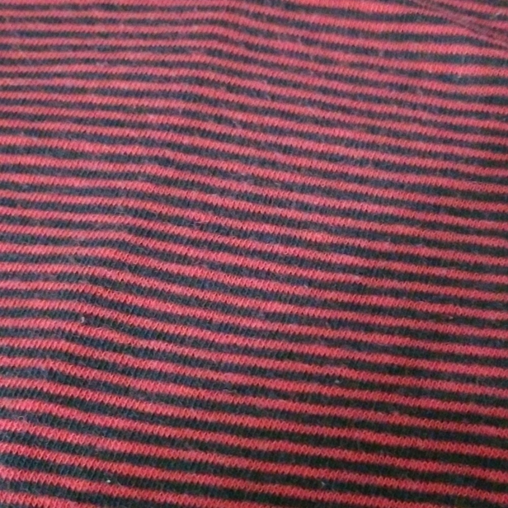 Madewell Micro Stripe Longsleeve Cotton Turtleneck - Picture 8 of 8